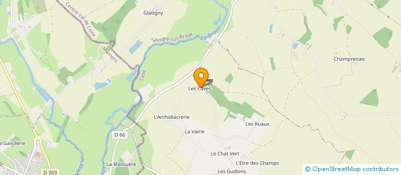 localisation de l'entreprise LA FORET  SAVIGNY-SUR-BRAYE