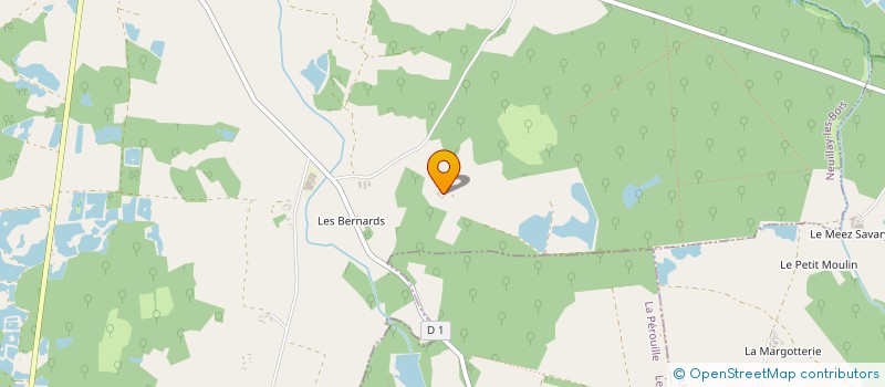 localisation de l'entreprise LA FORET DE BERGER à NEUILLAY-LES-BOIS