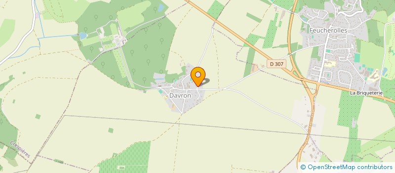 localisation de l'entreprise LA FORET DE FLO  DAVRON