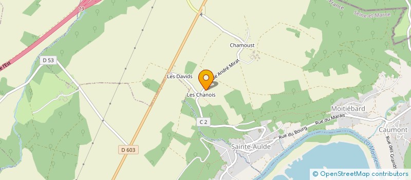 localisation de l'entreprise LA FORET DE MARCY à USSY-SUR-MARNE