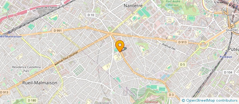 localisation de l'entreprise LA FORET DE SCHERWOOD à NANTERRE