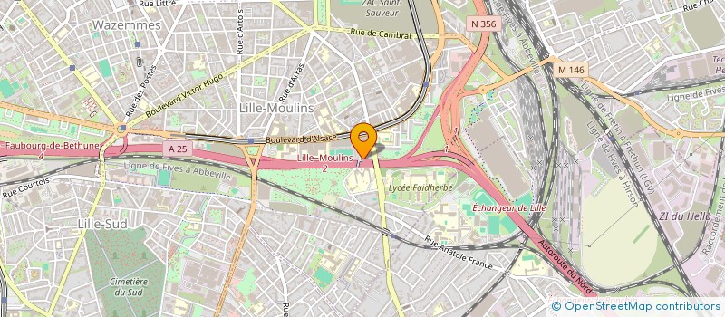 localisation de l'entreprise LA FORET DES ENFANTS à LILLE