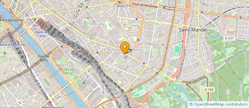 localisation de l'entreprise LA FORET DES FEES  PARIS