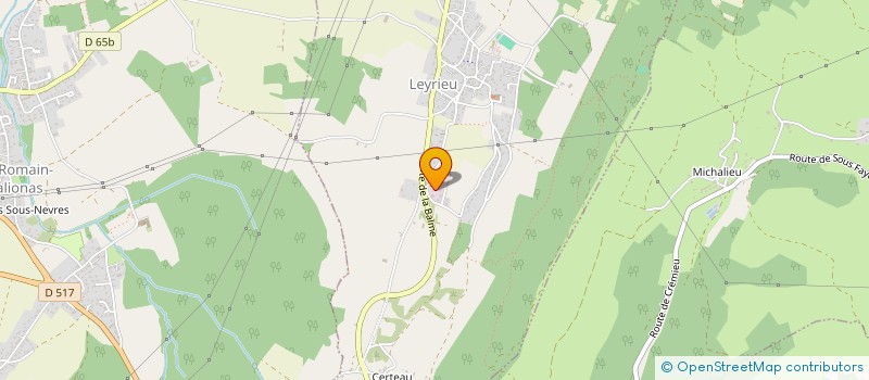 localisation de l'entreprise LA FORET DES MERVEILLES à LEYRIEU