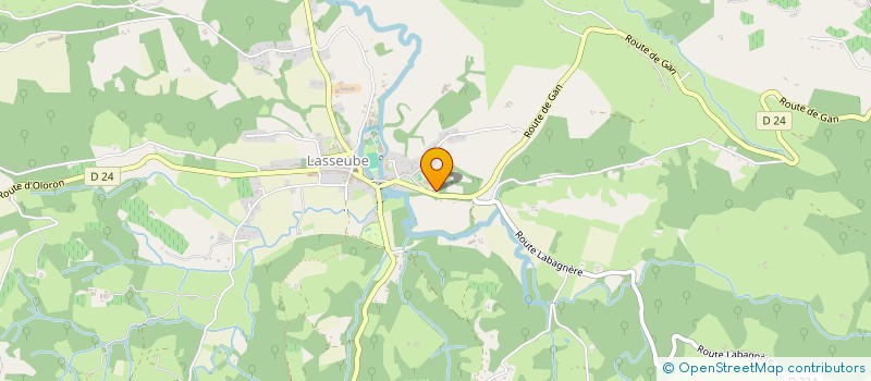 localisation de l'entreprise LA FORET DES P'TITS BOUTS  LASSEUBE