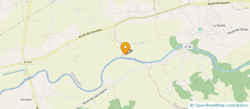 localisation de l'entreprise LA FORET DES PHENIX  SAINT-GAUZENS