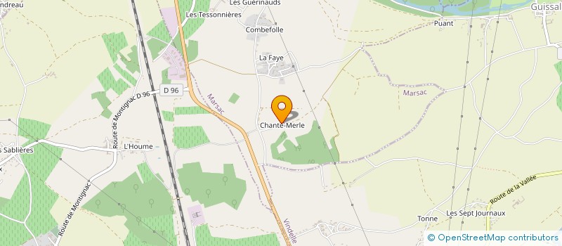 localisation de l'entreprise LA FORET DU JE LIBRE à MARSAC