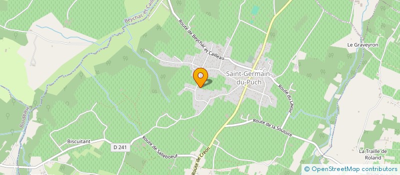 localisation de l'entreprise LA FORET EN CITADELLE  LIBOURNE