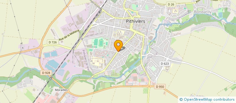 localisation de l'entreprise LA FORET FLEURIE à PITHIVIERS