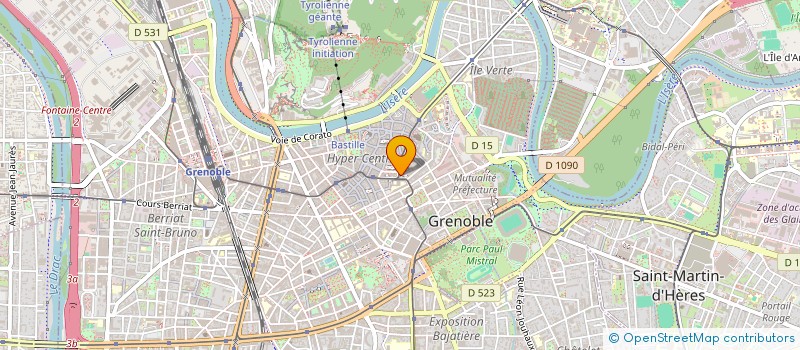 localisation de l'entreprise LA FORET NOIRE à GRENOBLE