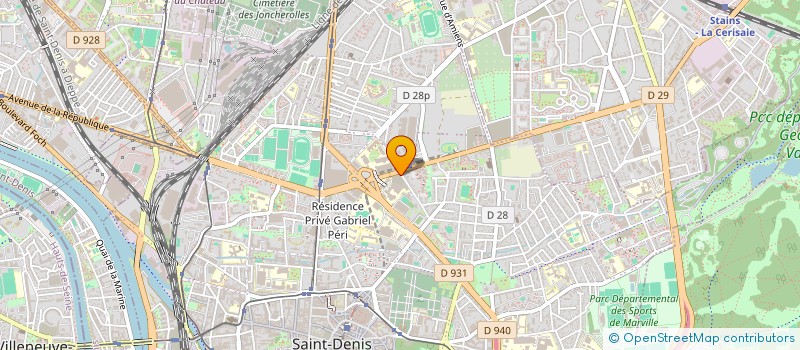 localisation de l'entreprise LA FORET ROUGE  SAINT-DENIS