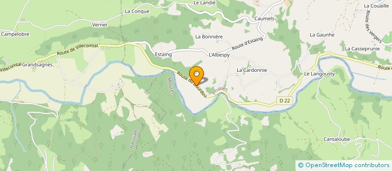 localisation de l'entreprise LA FORGE à CONQUES-EN-ROUERGUE