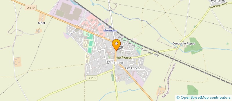 localisation de l'entreprise LA FORGE  MORMANT