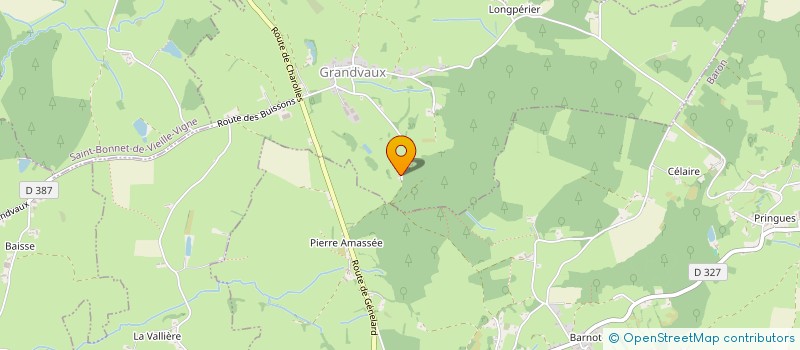 localisation de l'entreprise LA FORGE  SAINT-AUBIN-EN-CHAROLLAIS