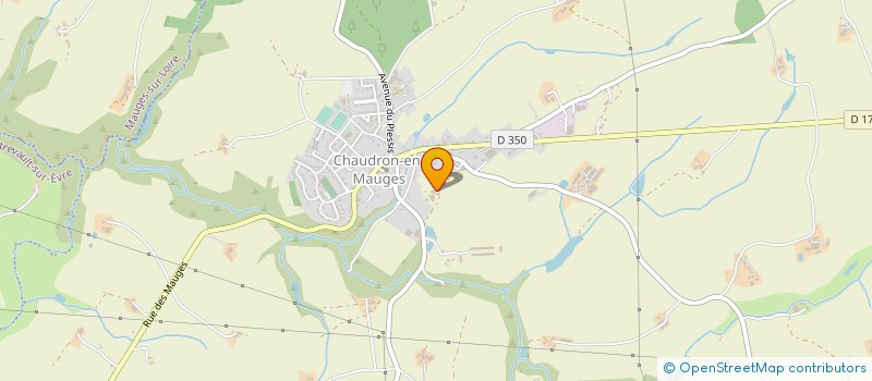 localisation de l'entreprise LA FORGE  MONTREVAULT-SUR-EVRE