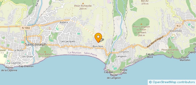 localisation de l'entreprise LA FORGE à SAINT-JOSEPH