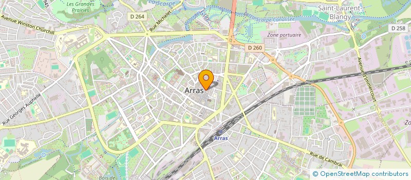 localisation de l'entreprise LA FORGE à ARRAS