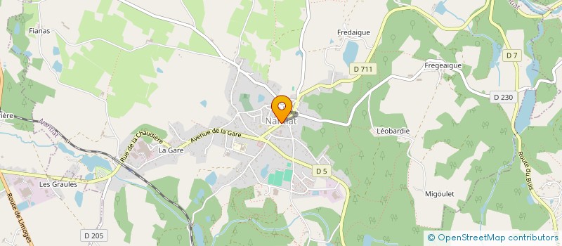 localisation de l'entreprise LA FORGE à SAINT-PARDOUX-LE-LAC