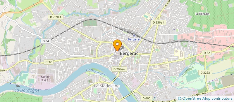 localisation de l'entreprise LA FORGE à BERGERAC
