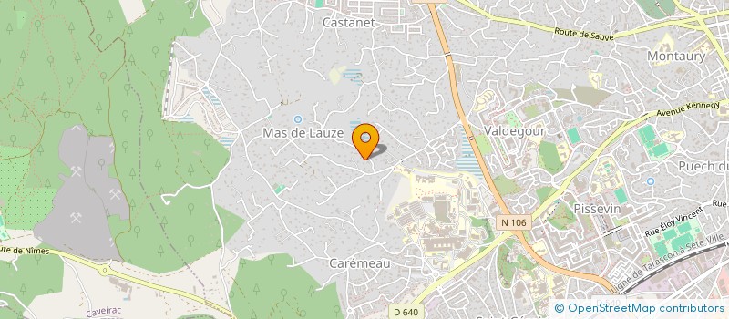 localisation de l'entreprise LA FORGE  NIMES