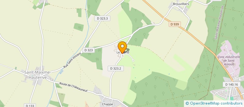 localisation de l'entreprise LA FORGE à SAINT-MAIXME-HAUTERIVE