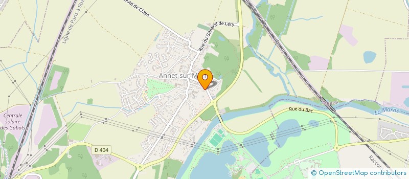 localisation de l'entreprise LA FORGE  ANNET-SUR-MARNE