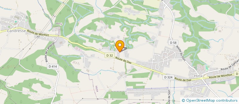 localisation de l'entreprise LA FORGE  HINX