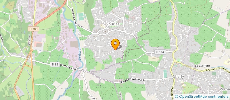 localisation de l'entreprise LA FORGE DE L OURS à VOURLES