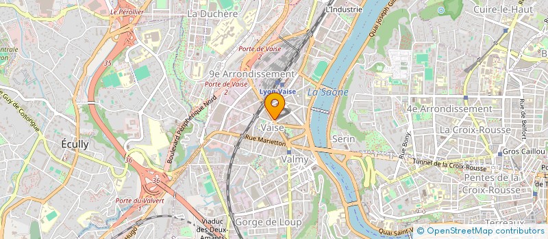 localisation de l'entreprise LA FORGE DE MOBIUS à LYON