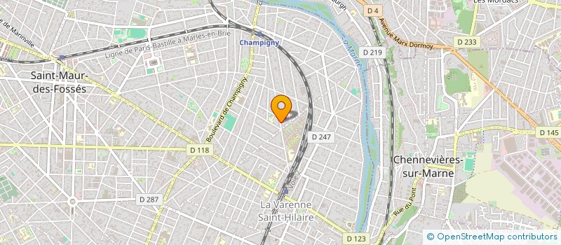 localisation de l'entreprise LA FORGE DE RASPAIL à SAINT-MAUR-DES-FOSSES