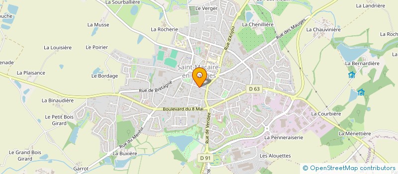 localisation de l'entreprise LA FORGE DE STYLE à SEVREMOINE