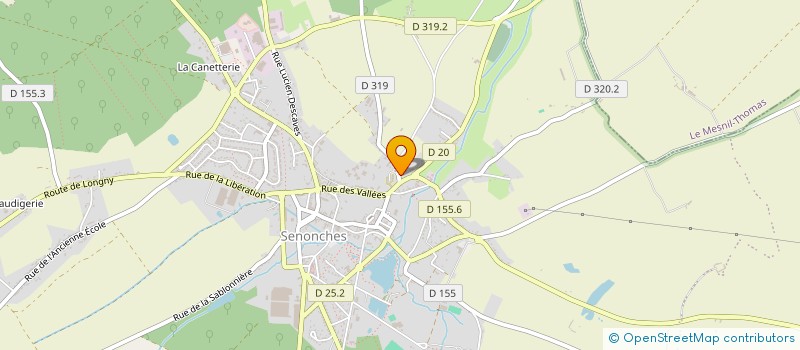 localisation de l'entreprise LA FORGE DES ARTS à SENONCHES