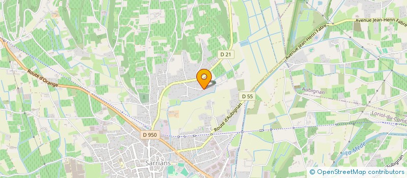 localisation de l'entreprise LA FORGE DES BARRES à SARRIANS