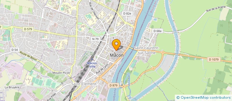 localisation de l'entreprise LA FORGE DES CHOSES à MACON