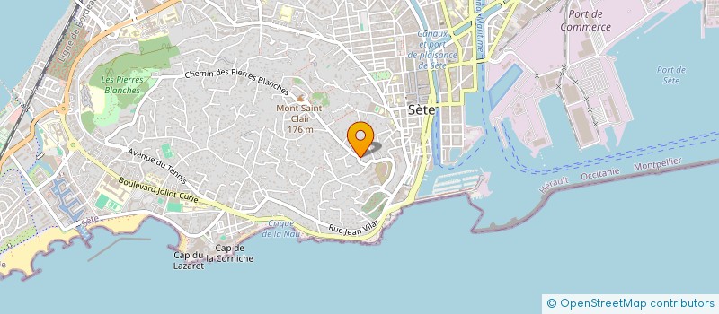 localisation de l'entreprise LA FORGE DES CYCLOPES  SETE