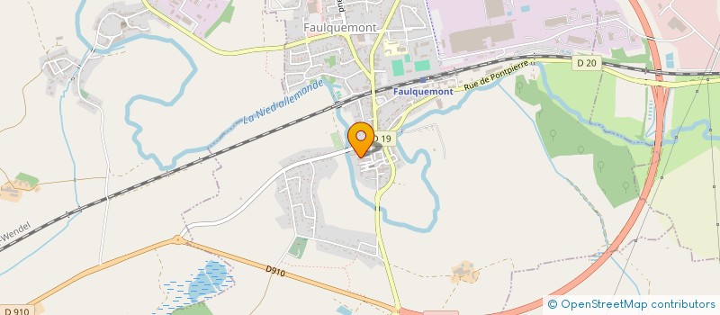 localisation de l'entreprise LA FORGE DES MARECHAUX  FAULQUEMONT