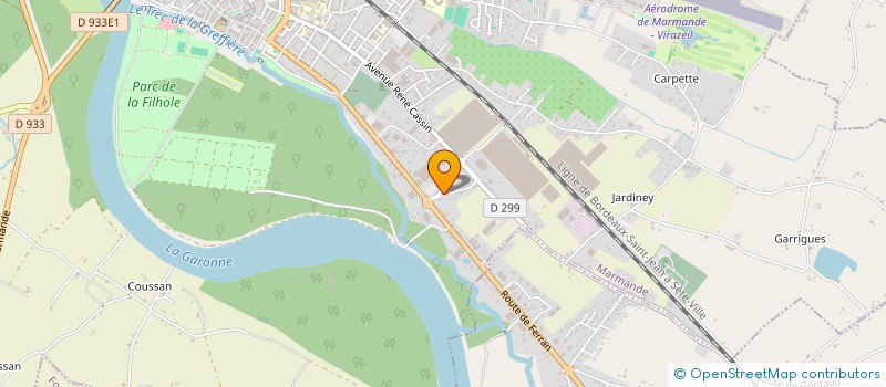 localisation de l'entreprise LA FORGE DU CRAMAT à MARMANDE