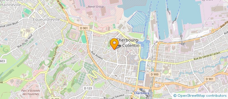 localisation de l'entreprise LA FORGE DU HOMMET à CHERBOURG-EN-COTENTIN