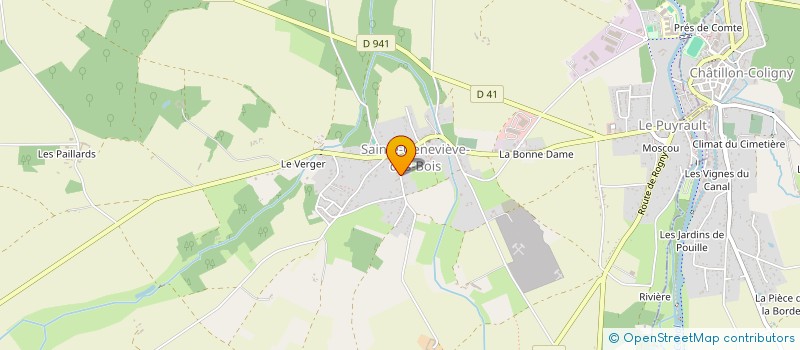 localisation de l'entreprise LA FORGE FITNESS SASU à SAINTE-GENEVIEVE-DES-BOIS