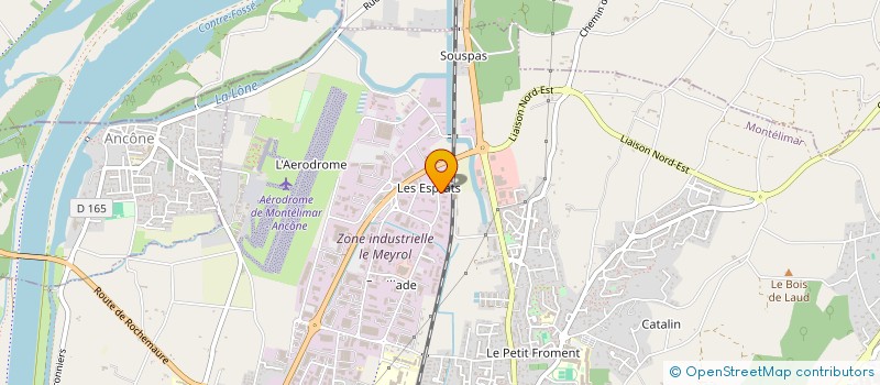 localisation de l'entreprise LA FORGE FRANCAISE  MONTELIMAR