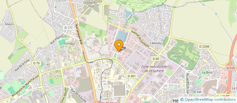localisation de l'entreprise LA FORGE GALLOT à HEROUVILLE-SAINT-CLAIR