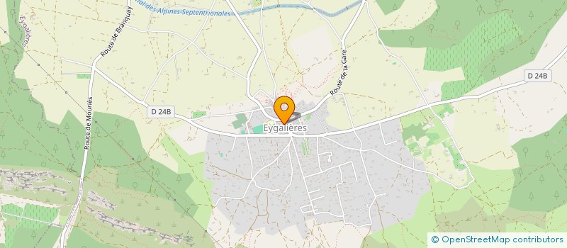 localisation de l'entreprise LA FORGE IMMOBILIER  EYGALIERES