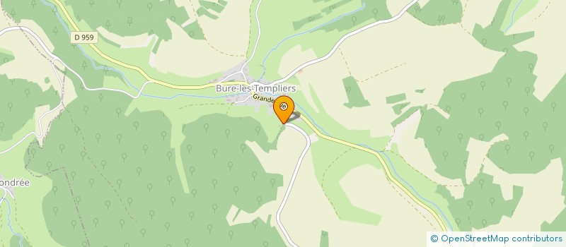 localisation de l'entreprise LA FORGE MATTHEY PUTOT SARL TRAITEURS  BURE-LES-TEMPLIERS