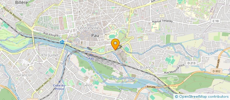 localisation de l'entreprise LA FORGE MODERNE à PAU