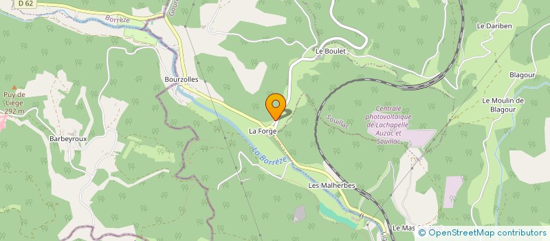 localisation de l'entreprise LA FORGE PATRIMOINE  SOUILLAC