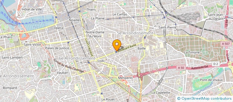 localisation de l'entreprise LA FORMATION IMMO à MARSEILLE