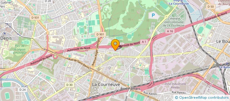 localisation de l'entreprise LA FORMATION PREPARANT A L'EMPLOI à LA GARENNE-COLOMBES