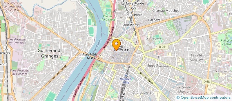 localisation de l'entreprise LA FORME  VALENCE