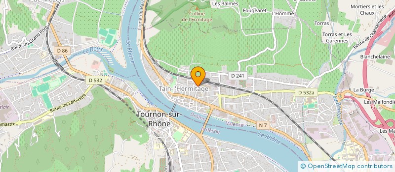 localisation de l'entreprise LA FORME AUTREMENT  TAIN-L'HERMITAGE