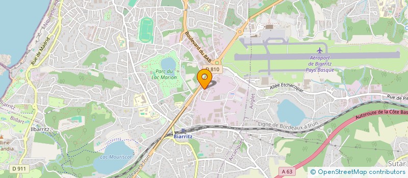 localisation de l'entreprise LA FORME BASQUE à BIARRITZ